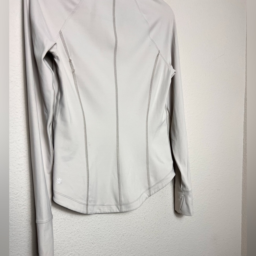 Athleta Salutation Abalone Grey Jacket - image 5